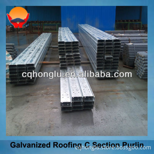 Steel structure building galvanized C purline
